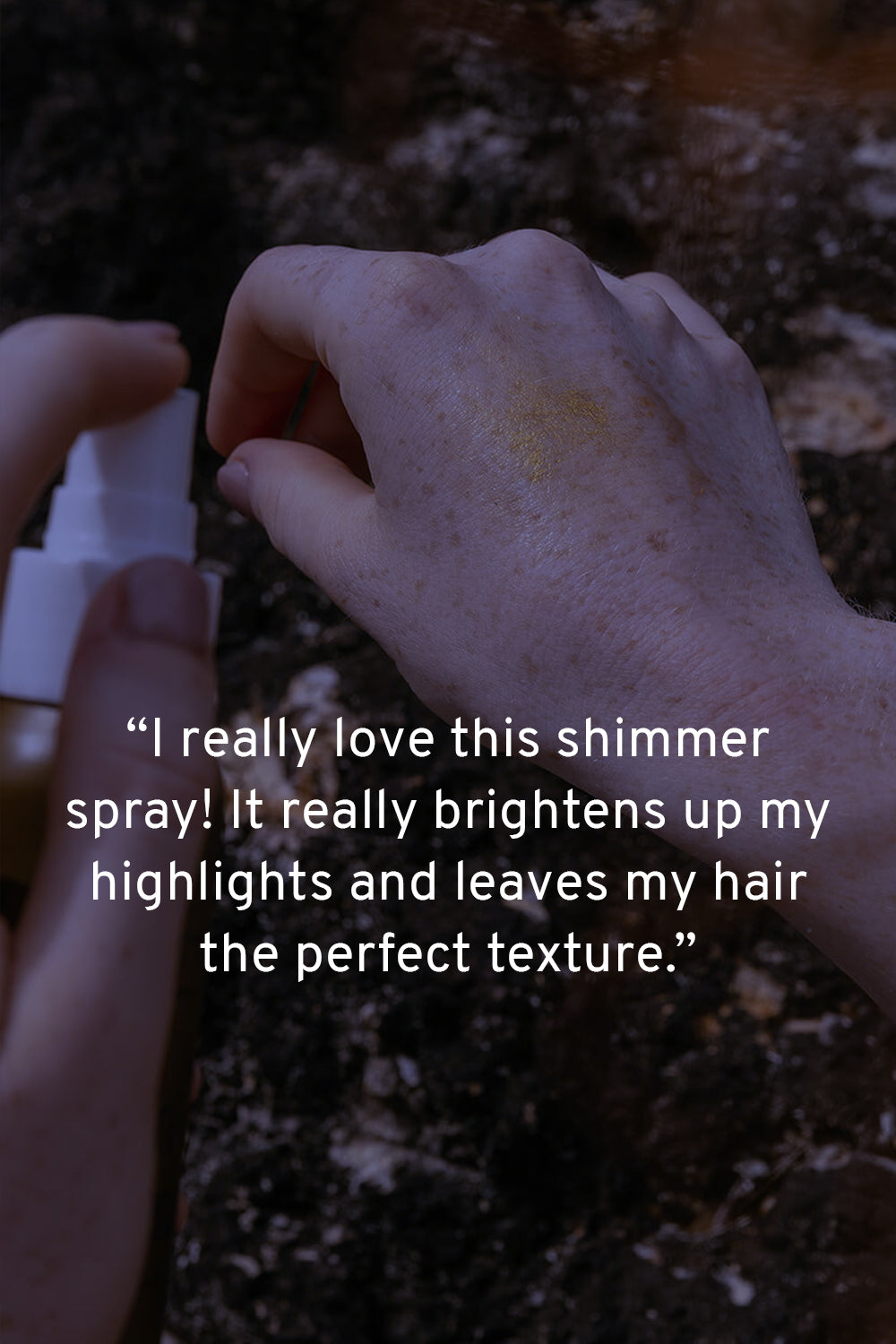 review of golden shimmer spray
