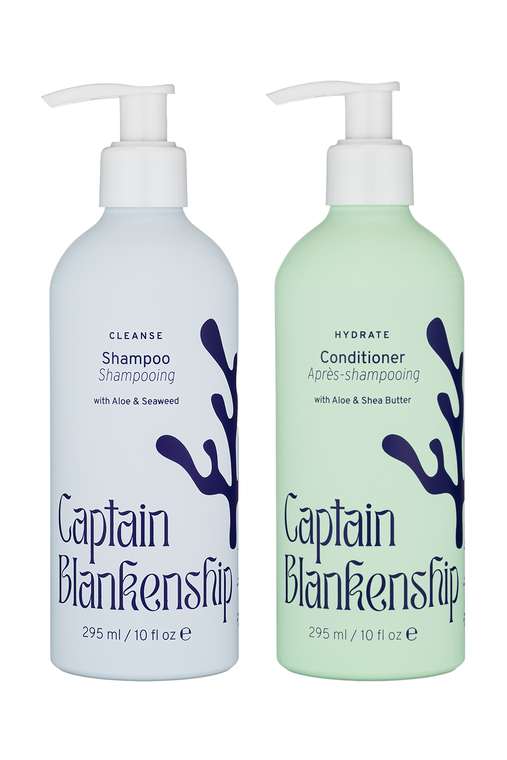 Captain Blankenship seaweed powered shampoo and conditioner