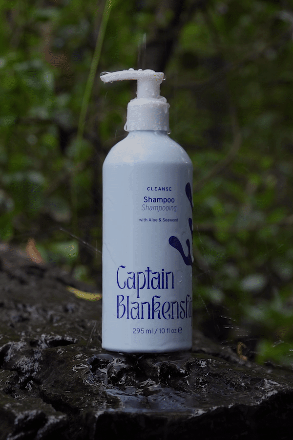 Rain Pouring On Captain Blankenship Cleanse Shampoo with Aloe & Seaweed
